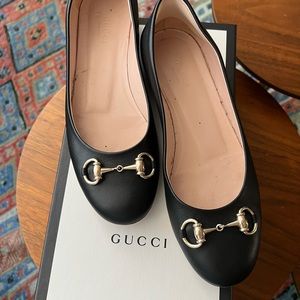 Gucci Horsebit Nero Flat- Box included size 7 (37)